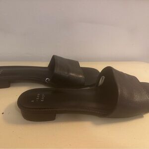 🏷️3/$20- A New Day Women's Black Slide Sandals (Sz 9.5)